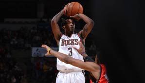 Platz 13: Brandon Jennings (Chicago Bulls) - 7 Dreier (8 Versuche) am 14. November 2009 gegen die Golden State Warriors.