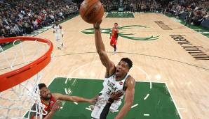 PLATZ 2: Giannis Antetokounmpo (Milwaukee Bucks) - Usage Rate: 36,4 Prozent. True Shooting Percentage: 61,4 Prozent.