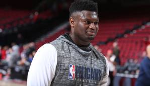 Zion Williamson wirft schon wieder ein wenig.