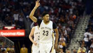 Platz 14: Anthony Davis (New Orleans Pelicans) im Jahr 2014/15: 30,81 PER (Höchste Auszeichnung: All-NBA First Team)