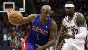 Chauncey Billups (17,5 Punkte, 5,4 Assists in 17 Saisons; 5x All-Star, 3x All-NBA, 2x All-Defensive, Champion und Finals-MVP 2004 (Detroit Pistons))