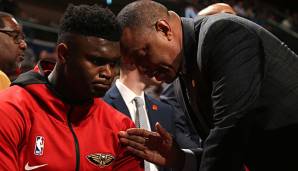 Zion Williamson erzielte 22 Punkte in 18 Minuten in seinem NBA-Debüt.