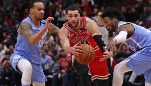 Platz 16: Zach LaVine (Chicago Bulls) – Guard – 24 Jahre alt – Stats 19/20: 25,5 Punkte, 4,8 Rebounds, 4,2 Assists