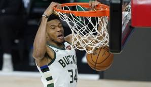 Platz 6: GIANNIS ANTETOKOUNMPO (Milwaukee Bucks): +1000