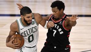 Kyle Lowry legte in Spiel 4 gegen die Boston Celtics ein Double-Double auf.