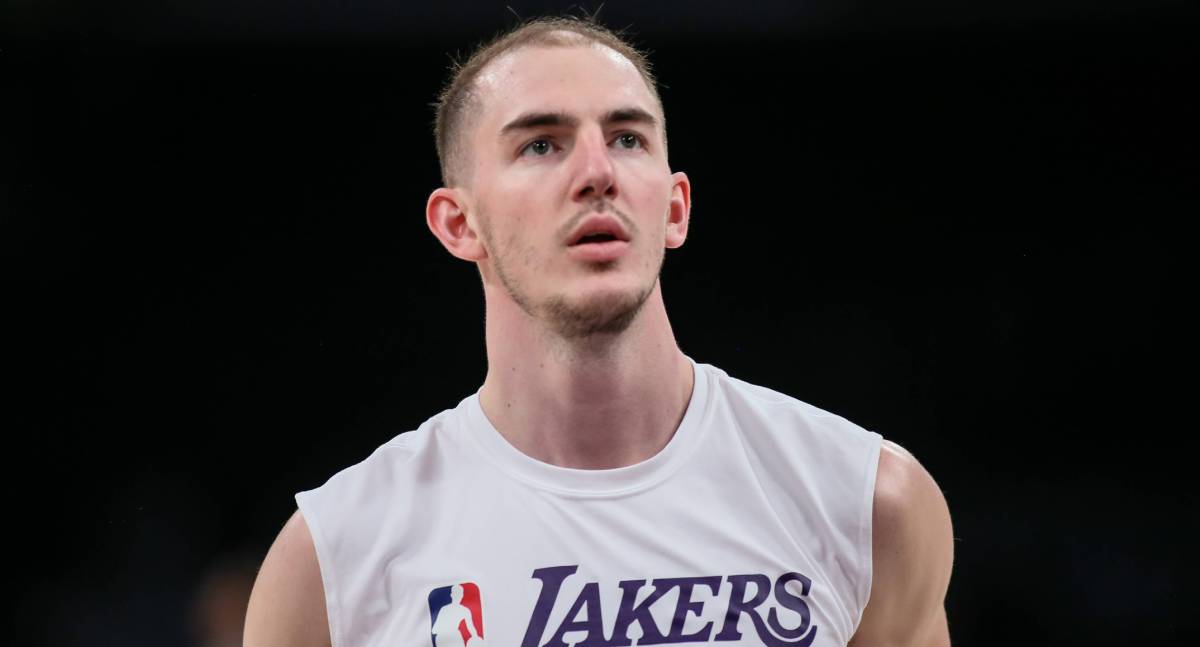 Alex Caruso hat von Lakers-Fans die Spitznamen "Bald Mamba" und "Bald Eagle" erhalten.