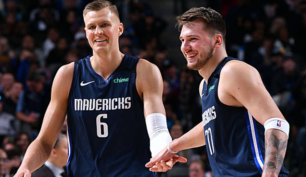 Luka Doncic und Kristaps Porzingis sind die Stars der Dallas Mavericks.