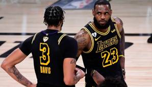 Anthony Davis und LeBron James erzielten gegen die Heat in Spiel 2 65 Punkte.