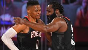 James Harden und Russell Westbrook warten weiter auf ihren ersten Titel.