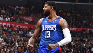 Platz 25: PAUL GEORGE - 4 Jahre und 176,3 Millionen Dollar bei den L.A. Clippers in 2020