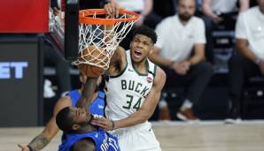 Platz 3: GIANNIS ANTETOKOUNMPO - 5 Jahre und 228,2 Millionen Dollar bei den Milwaukee Bucks in 2020