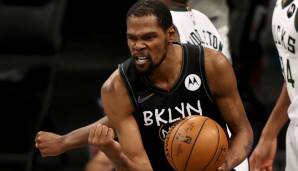 Platz 14: KEVIN DURANT - 4 Jahre und 194,2 Millionen Dollar bei den Brooklyn Nets in 2021