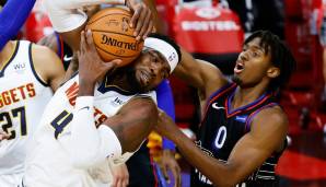 Tyrese Maxey legte gegen Denver ein neues Career High auf.