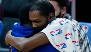 Kevin Durant kehrte erstmals seit 2019 wieder in die Bay Area zurück.