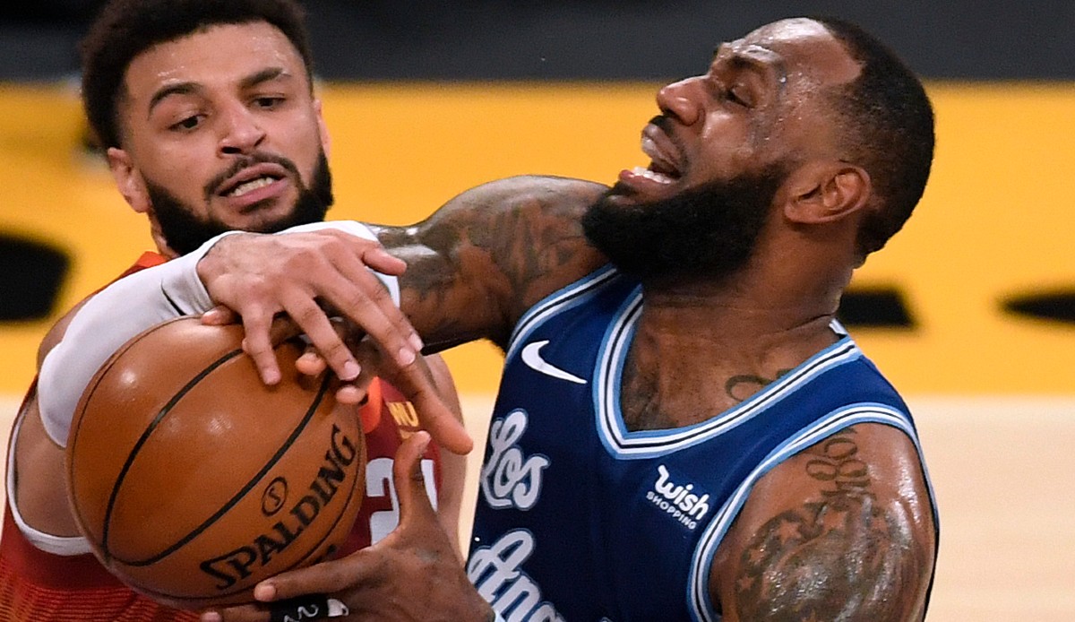 LeBron James führte seine Los Angeles Lakers zu einem Comeback-Sieg gegen die Denver Nuggets.