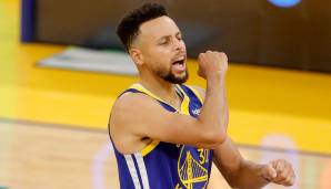 Die Statistiken von Stephen Curry 2020/21: 30,0 Punkte, 5,3 Rebounds und 6,0 Assists bei 49,2 Prozent FG und 42,5 Prozent Dreier in 34,0 Minuten (29 Spiele)