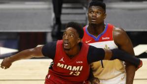 Platz 6: BAM ADEBAYO (MIAMI HEAT) - 307.498 Stimmen - Stats 2020/21: 19,9 Punkte, 9,4 Rebounds und 5,3 Assists bei 58,4 Prozent aus dem Feld (19 Spiele)