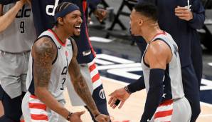 Platz 1: BRADLEY BEAL (Washington Wizards) - 1.273.817 Stimmen - Stats 2020/21: 34,8 Punkte, 5,1 Rebounds und 4,6 Assists bei 48,5 Prozent aus dem Feld (17 Spiele)