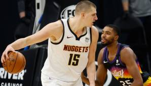 Platz 2: NIKOLA JOKIC (Denver Nuggets) - 1.477.975 Stimmen - Stats 2020/21: 26,8 Punkte, 11,8 Rebounds und 8,6 Assists bei 57,4 Prozent aus dem Feld (20 Spiele)