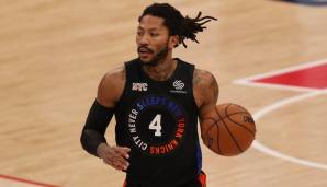 DERRICK ROSE (New York Knicks) - Gehalt 20/21: 7,5 Mio. Dollar - Stats 20/21: 13,6 Punkte und 4,3 Assists bei 43,0 Prozent FG und 38,0 Prozent Dreier