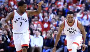 Norman Powell und Kyle Lowry sind auf dem Trade-Markt offenbar heiß begehrt.