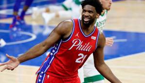 Joel Embiid war der Topscorer der Philadelphia 76ers in Boston.