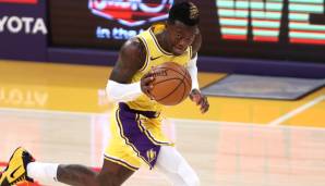 Platz 10: DENNIS SCHRÖDER | Team: Los Angeles Lakers | Alter: 27 | Status: Unrestricted Free Agent| Gehalt 20/21: 15,5 Mio.| Stats 20/21: 15,2 Punkte, 3,5 Rebounds, 5,2 Assists, 43,1 Prozent FG (47 Spiele).