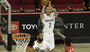 Platz 6: LONZO BALL | Team: New Orleans Pelicans | Alter: 23 | Status: Restricted Free Agent | Gehalt 20/21: 11 Mio.| Stats 20/21: 14,5 Punkte, 4,2 Rebounds, 5,7 Assists, 42,4 Prozent FG (41 Spiele).