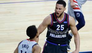 Die Sixers setzten sich auch in Spiel 2 gegen die Wizards durch.