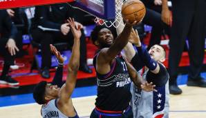 Joel Embiid musste in Spiel 1 gegen die Washington Wizards länger als gewohnt auf der Bank sitzen.