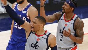 Die Washington Wizards bleiben dank des Erfolgs in Spiel 4 in der Serie gegen die Sixers am Leben.