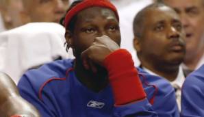 Platz 16: BEN WALLACE (Detroit Pistons) - 42,7 Prozent Freiwurfquote in den Playoffs 2004 (50/117 FT).