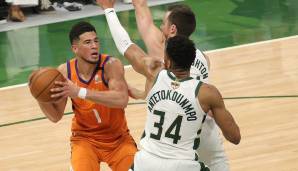 Devin Booker und Giannis Antetokounmpo lieferten sich erneut ein packendes Duell.