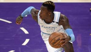 Platz 1: DENNIS SCHRÖDER | Team: Los Angeles Lakers | Alter: 27 | Status: Unrestricted Free Agent | Gehalt 20/21: 16 Millionen | Stats 20/21: 15,4 Punkte und 5,8 Assists bei 43,7 Prozent FG und 33,5 Prozent Dreier in 32,1 Minuten (61 Spiele).