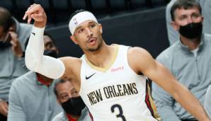 … dafür soll Pelicans-Boss David Griffin, der wohl auch deshalb nach der Postseason greift, weil sein Job in Gefahr sein könnte, JOSH HART auf dem Trade-Markt verfügbar gemacht haben. Picks hat NOLA dank der Lakers und Bucks auch noch einige.