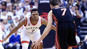 Kyle Lowry und Goran Dragic standen sich bereits 2016 in den Playoffs gegenüber.