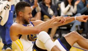 Stephen Curry und die Golden State Warriors haben die Brooklyn Nets vernichtend geschlagen.