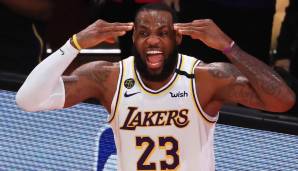 Die Statistiken von LeBron James 2021/22: 29,1 Punkte, 7,7 Rebounds und 6,3 Assists bei 52,2 Prozent FG und 35,2 Prozent Dreier (36 Spiele)