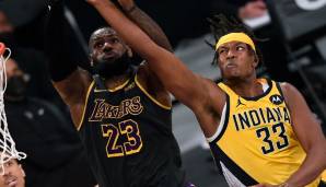 Und was könnte das den Lakers bringen? Nunn und THT kassieren zusammen 14,5 Mio., die Lakers könnten also ein Gehalt von 18,2 Mio. aufnehmen. Ein Name, mit dem die Lakers in Verbindung gebracht wurden, ist der von MYLES TURNER.