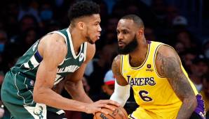 Giannis Antetokounmpo war gegen die Lakers der überragende Spieler.