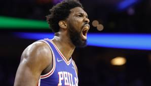 Joel Embiid und die Sixers haben einen beeindruckenden Auftaktsieg in den Playoffs gefeiert.