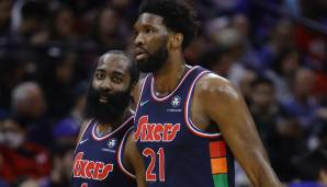 Joel Embiid und James Harden droht in der ersten Playoff-Runde eine schwierige Aufgabe.