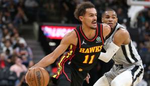 Dejounte Murray (r.) und Trae Young bilden nun den neuen Backcourt der Atlanta Hawks.