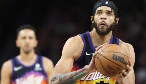 Platz 10: JAVALE MCGEE | Team: Phoenix Suns | Alter: 34 | Status: Unrestricted Free Agent | Gehalt 21/22: 5,0 Mio. | Stats 21/22: 9,2 Punkte, 6,7 Rebounds und 1,1 Blocks bei 62,9 Prozent FG in 15,8 Minuten (74 Spiele)