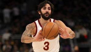 Platz 7: RICKY RUBIO | Team: Cleveland Cavaliers | Alter: 31 Jahre | Status: Unrestricted Free Agent | Gehalt 21/22: 17 Millionen | Stats 21/22: 13,1 Punkte und 6,6 Assists bei 36,3 Prozent FG und 33,9 Prozent Dreier in 28,5 Minuten (34 Spiele).