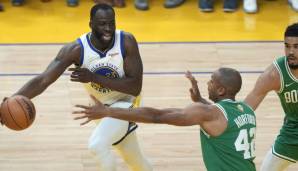 Platz 4: DRAYMOND GREEN | Alter: 32 | Finals-Stats 2022: 6,5 Punkte, 8,0 Rebounds, 6,0 Assists und 1,5 Steals bei 26,7 Prozent FG in 36,5 Minuten (2 Spiele)