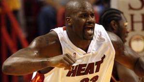 Shaquille O'Neal kam 2004 via Trade von den Los Angeles Lakers zu den Miami Heat.