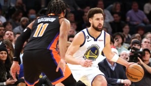 Die Golden State Warriors waren in New York chancenlos.