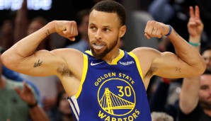 8 Dreier von Stephen Curry, 17 weitere von den Kollegen - die Warriors sind gegen Houston on fire!