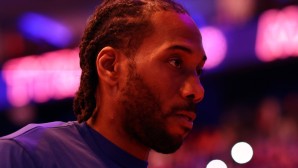 Der Einsatz von Kawhi Leonard in Spiel 1 gegen Dallas ist mehr als fraglich.